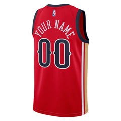 Red New Orleans Pelicans Jordan Brand Unisex Swingman Custom Jersey | NBA