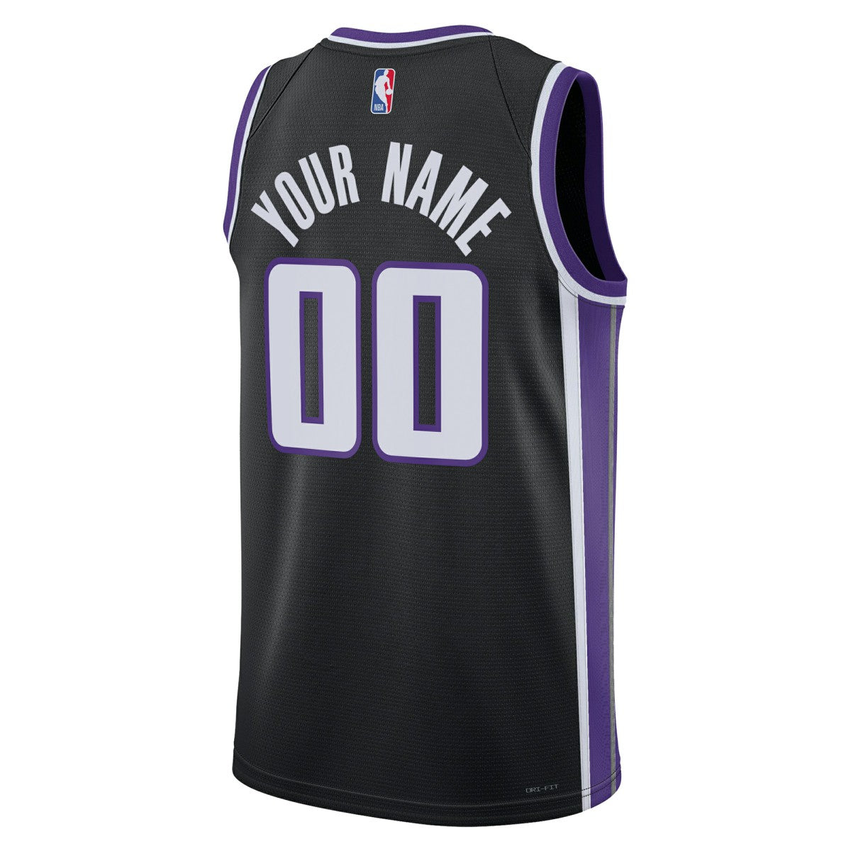 Black Sacramento Kings Unisex Swingman Custom Jersey | NBA