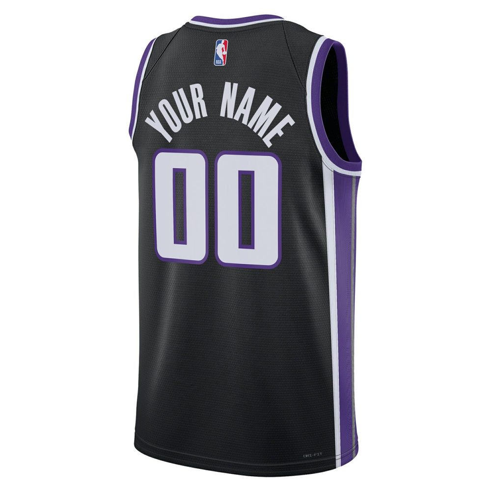 Black Sacramento Kings Unisex Swingman Custom Jersey | NBA