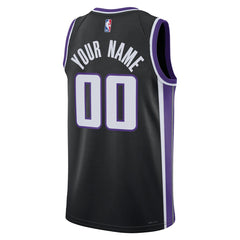 Black Sacramento Kings Unisex Swingman Custom Jersey | NBA