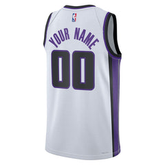 White Sacramento Kings Unisex Swingman Custom Jersey | NBA