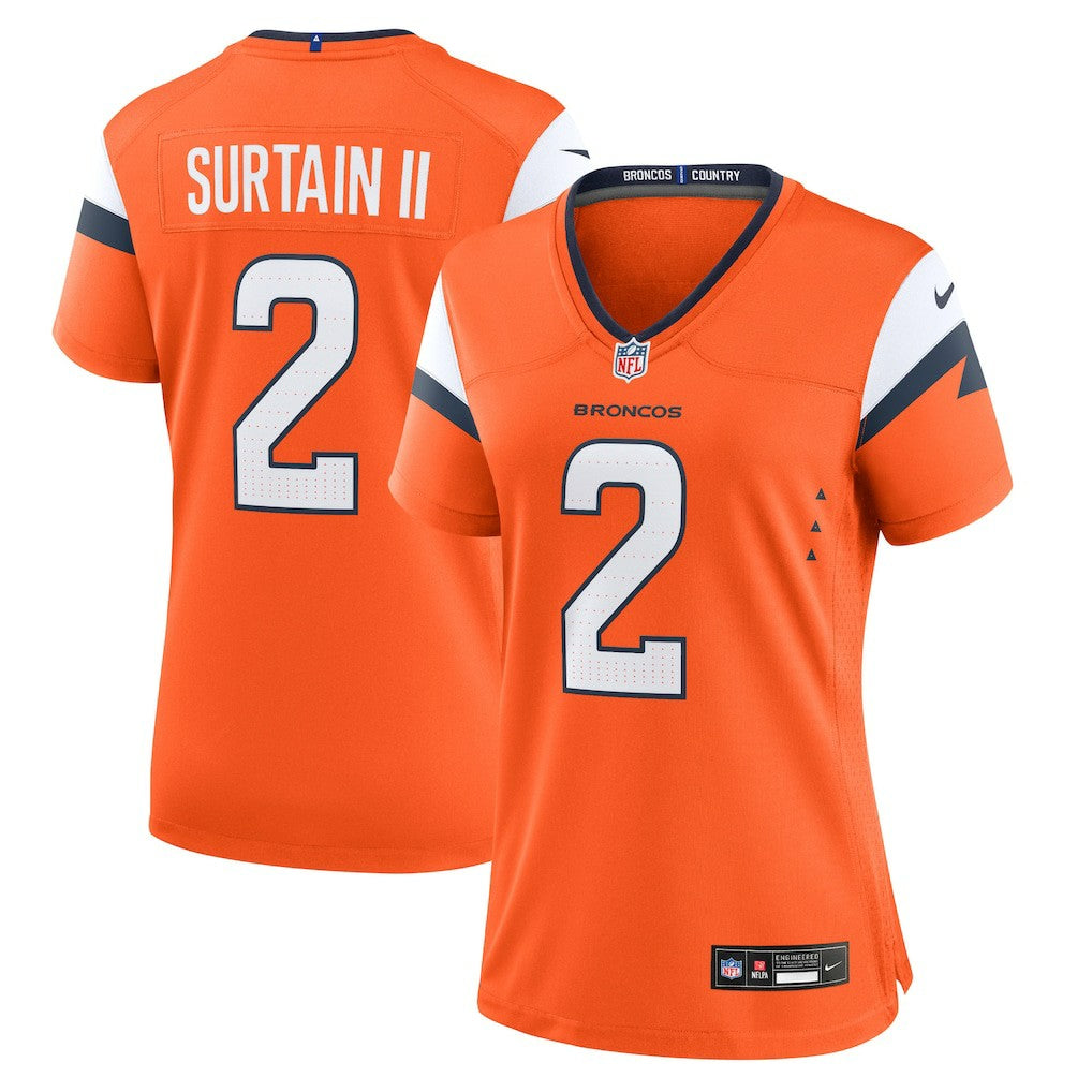 Denver Broncos Patrick Surtain II  Women's Mile High Collection Game Jersey | NFL US