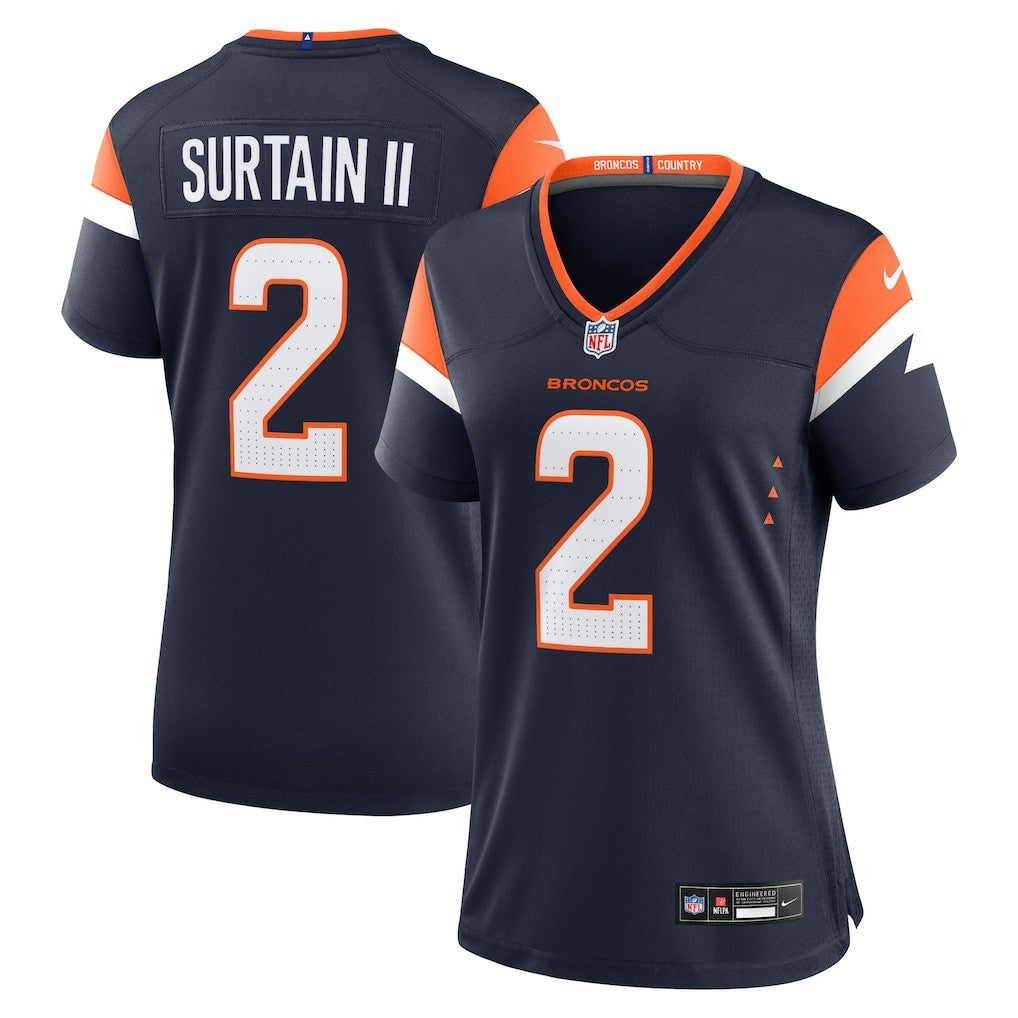 Denver Broncos Patrick Surtain II  Women's Mile High Collection Alternate Game Jersey | NFL Online