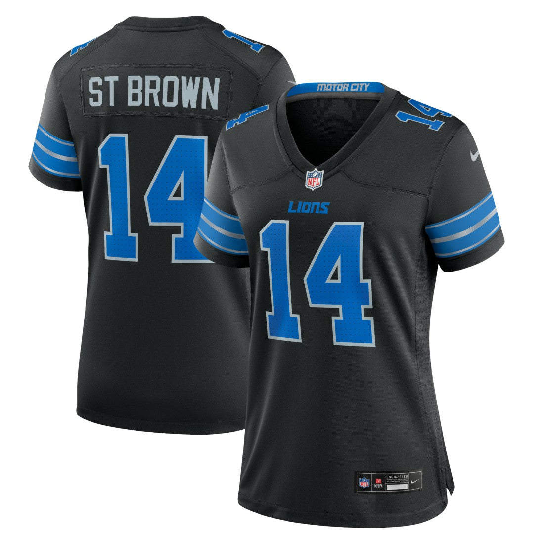 Detroit Lions Amon-Ra St. Brown  Women's 2nd Alternate Game Jersey | NFL Hot