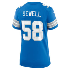 Detroit Lions Penei Sewell  Women's Game Jersey | NFL On sale