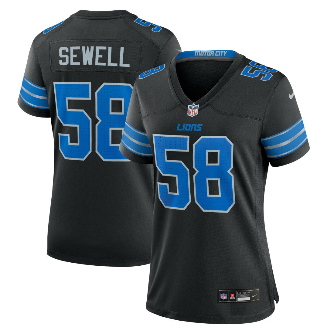 Detroit Lions Penei Sewell  Women's 2nd Alternate Game Jersey | NFL Outlet