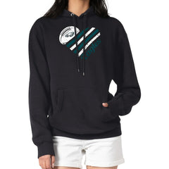 Philadelphia Eagles G-III 4Her by Carl Banks Women's Heart Graphic Fleece Pullover Hoodie | NFL Sale