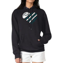 Philadelphia Eagles G-III 4Her by Carl Banks Women's Heart Graphic Fleece Pullover Hoodie | NFL Sale