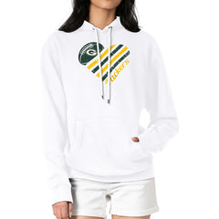 Green Bay Packers G-III 4Her by Carl Banks Women's Heart Graphic Fleece Pullover Hoodie | NFL Online