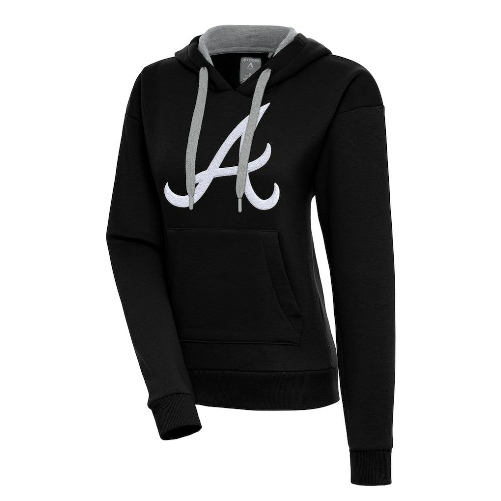 Atlanta Braves Antigua Women's Victory Pullover Hoodie - MLB Hoodies