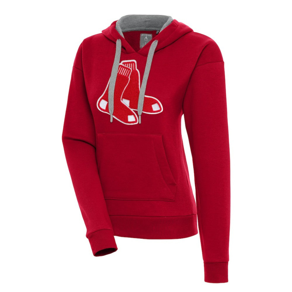 Boston Red Sox Antigua Women's Victory Pullover Hoodie - MLB Hoodies