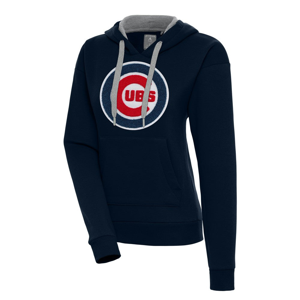 Chicago Cubs Antigua Women's Victory Pullover Hoodie - MLB Hoodies