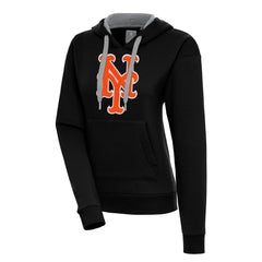 New York Mets Antigua Women's Victory Pullover Hoodie - MLB Hoodies