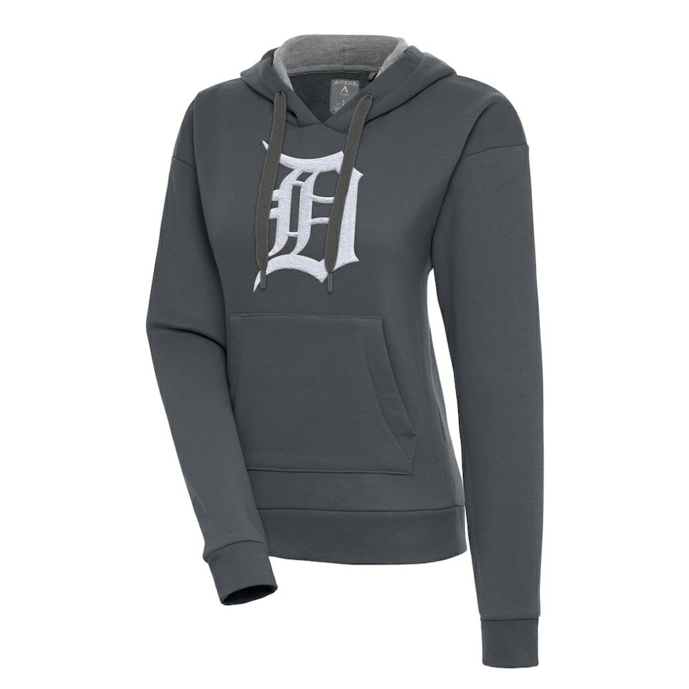 Detroit Tigers Antigua Women's Victory Pullover Hoodie - MLB Hoodies