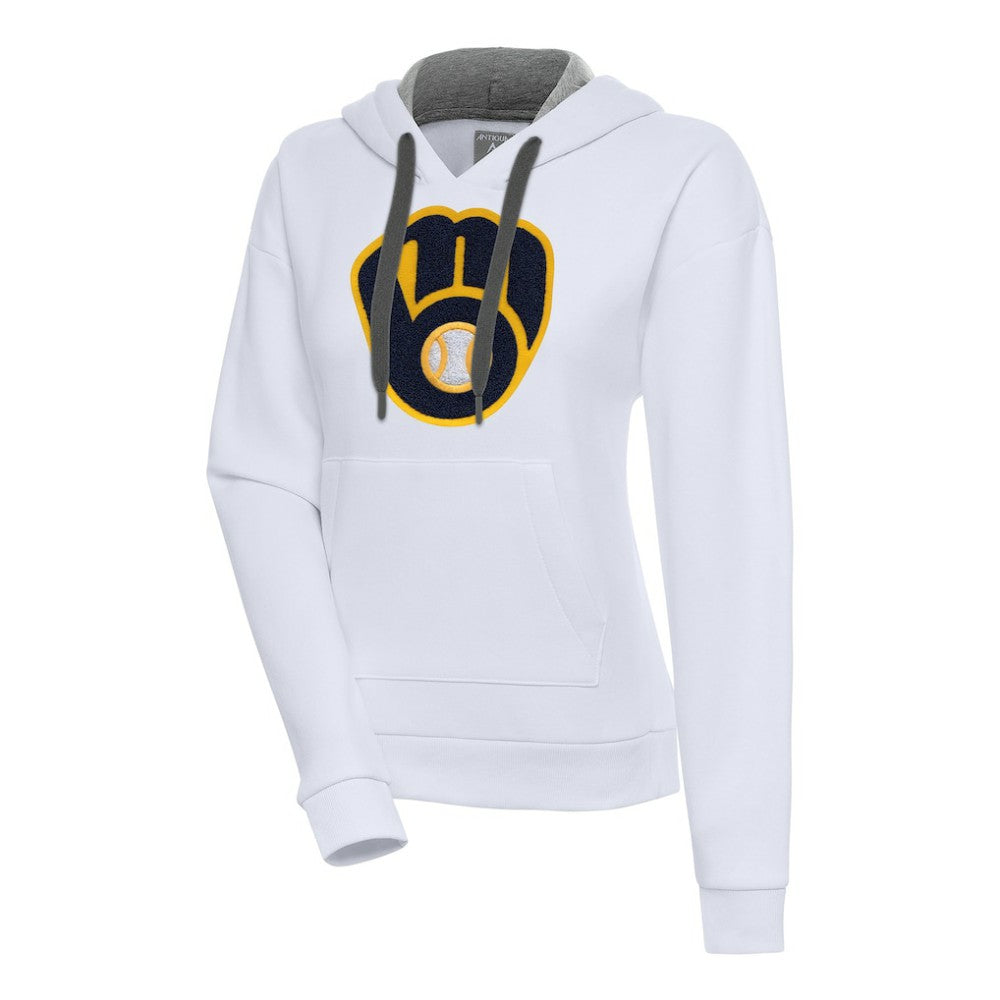 Milwaukee Brewers Antigua Women's Victory Pullover Hoodie - MLB Hoodies