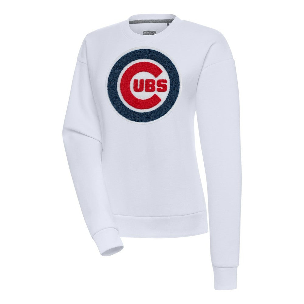 Chicago Cubs Antigua Women's Victory Chenille Pullover Sweatshirt - MLB Pullover