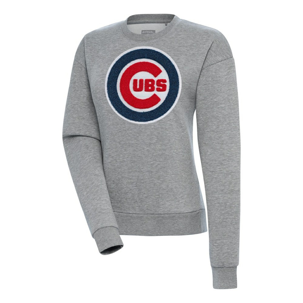 Chicago Cubs Antigua Women's Victory Chenille Pullover Sweatshirt - MLB Pullover