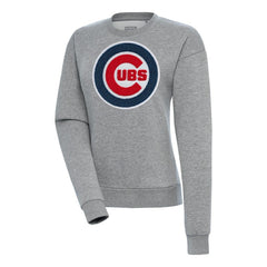 Chicago Cubs Antigua Women's Victory Chenille Pullover Sweatshirt - MLB Pullover