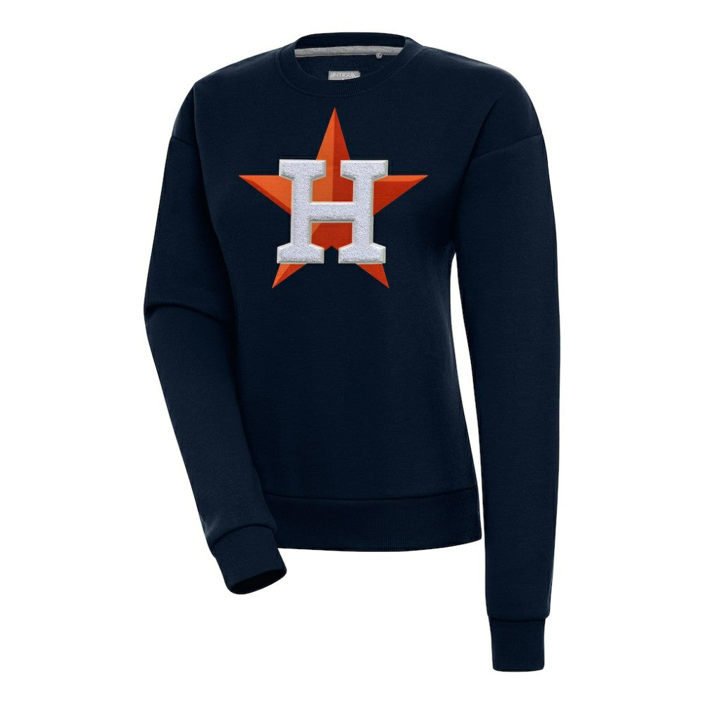 Houston Astros Antigua Women's Victory Chenille Pullover Sweatshirt - MLB Pullover