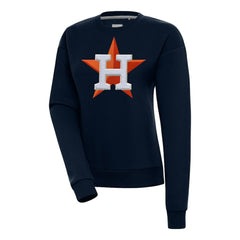 Houston Astros Antigua Women's Victory Chenille Pullover Sweatshirt - MLB Pullover