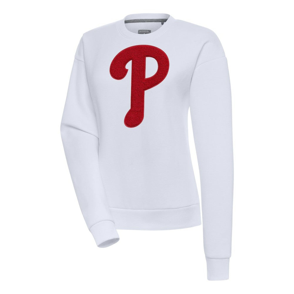 Philadelphia Phillies Antigua Women's Victory Chenille Pullover Sweatshirt - MLB Pullover