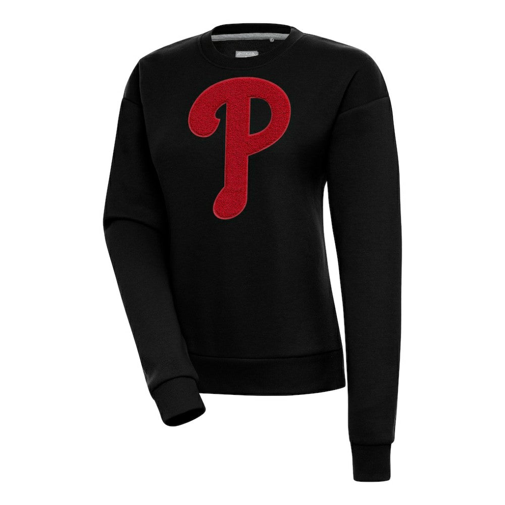 Philadelphia Phillies Antigua Women's Victory Chenille Pullover Sweatshirt - MLB Pullover