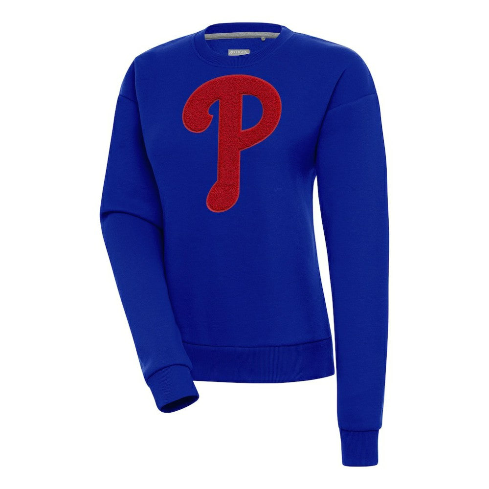 Philadelphia Phillies Antigua Women's Victory Chenille Pullover Sweatshirt - MLB Pullover