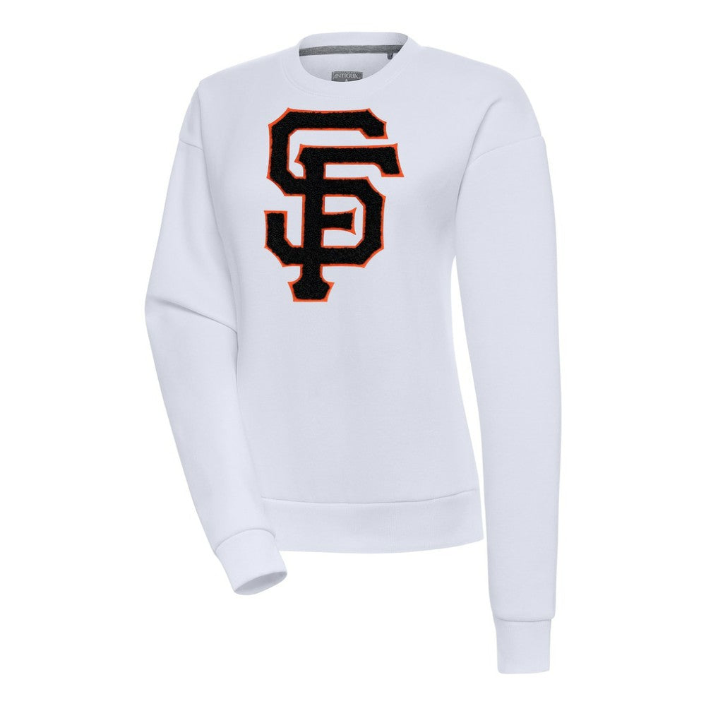 San Francisco Giants Antigua Women's Victory Chenille Pullover Sweatshirt - MLB Pullover