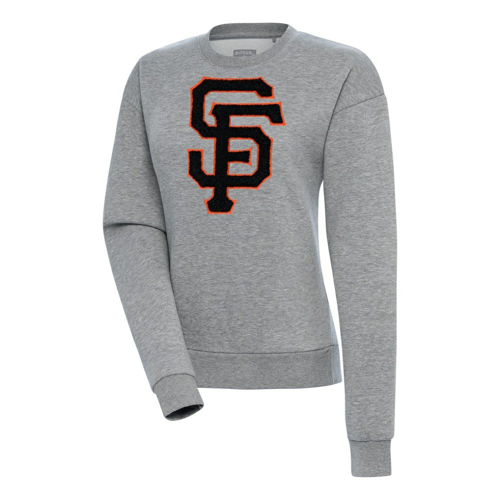 San Francisco Giants Antigua Women's Victory Chenille Pullover Sweatshirt - MLB Pullover