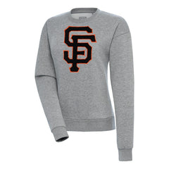 San Francisco Giants Antigua Women's Victory Chenille Pullover Sweatshirt - MLB Pullover