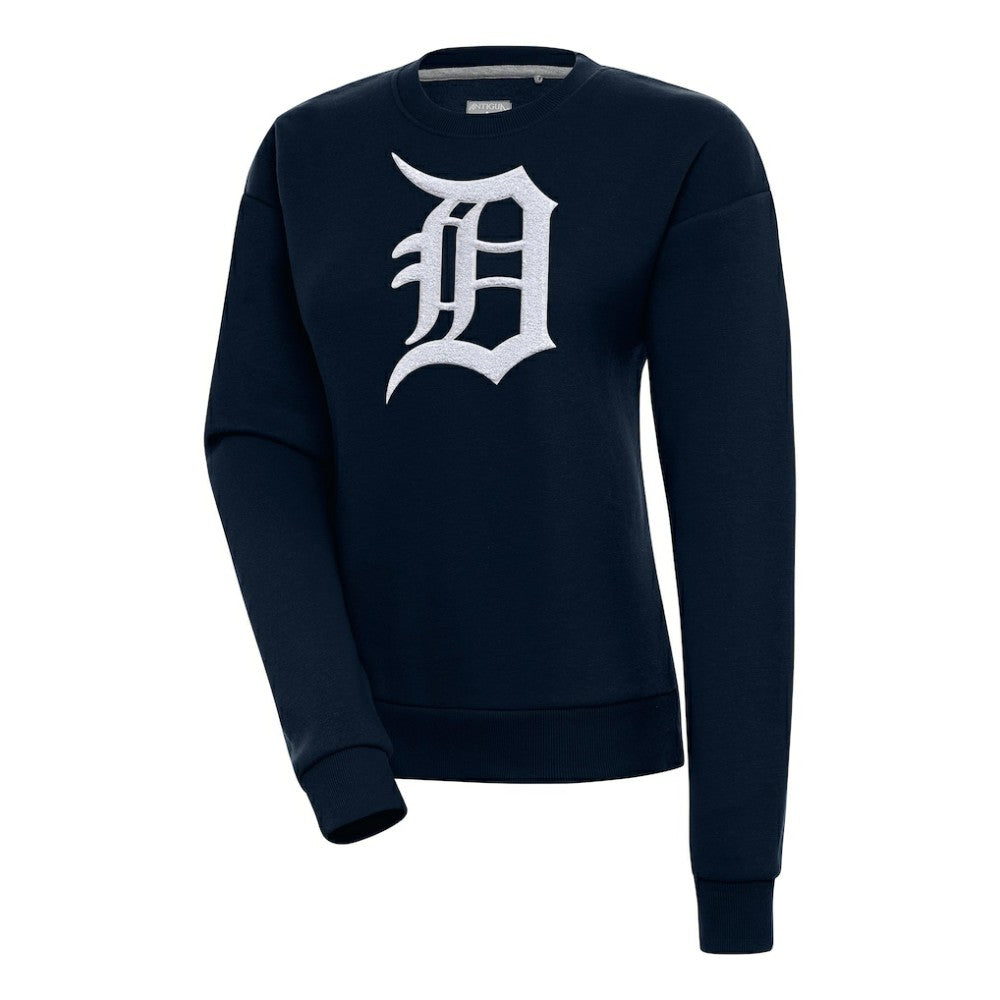Detroit Tigers Antigua Women's Victory Chenille Pullover Sweatshirt - MLB Pullover