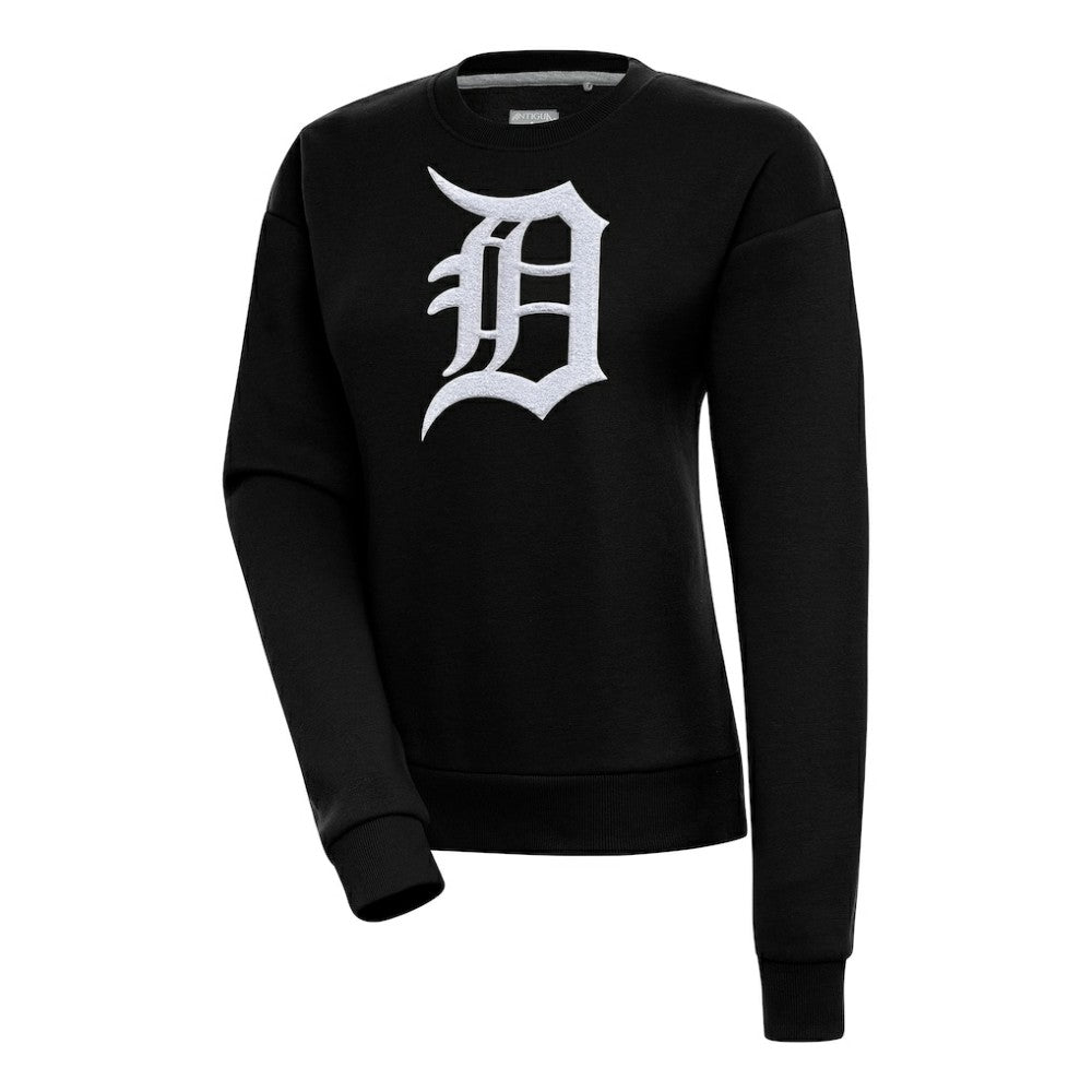 Detroit Tigers Antigua Women's Victory Chenille Pullover Sweatshirt - MLB Pullover
