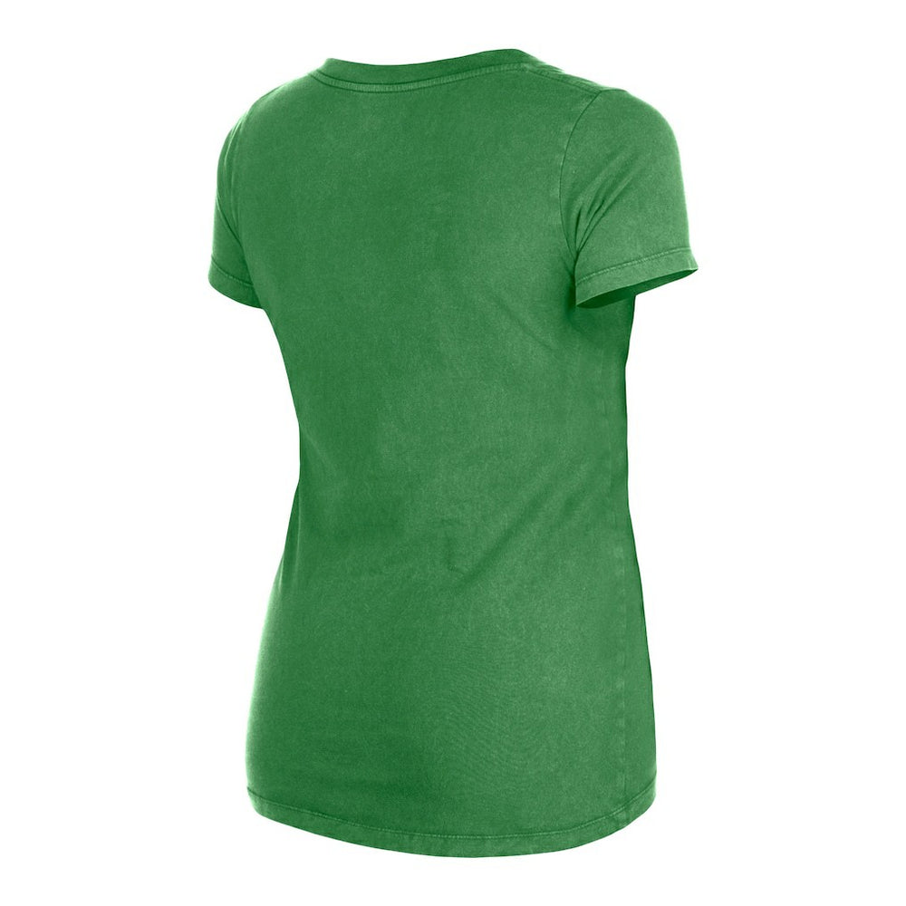 Philadelphia Eagles Women's Enzyme Wash Low V-Neck T-Shirt | NFL Hot