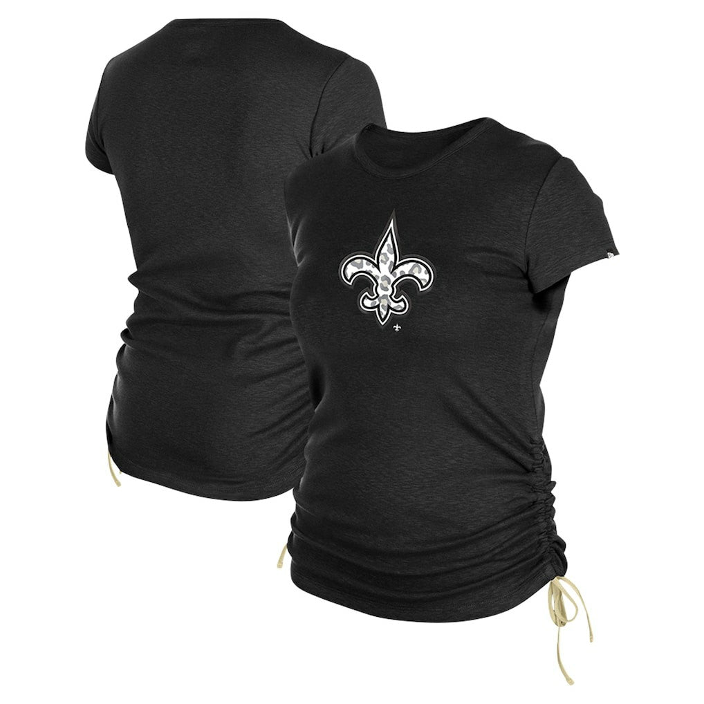 New Orleans Saints Women's Ruched Side T-Shirt | NFL US