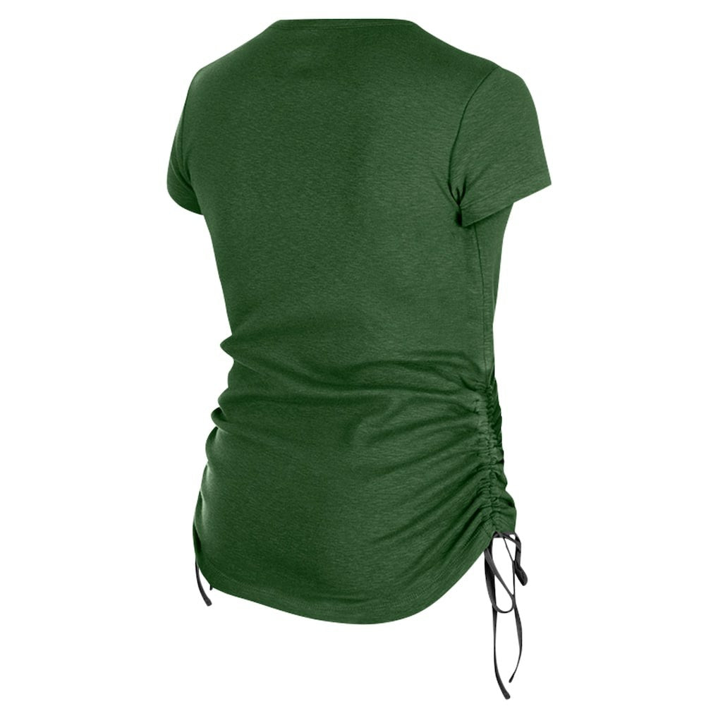 New York Jets Women's Ruched Side T-Shirt | NFL New