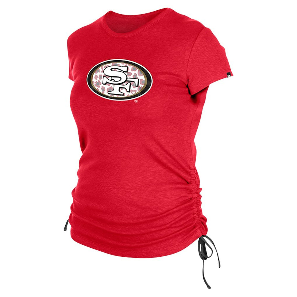 San Francisco 49ers Women's Ruched Side T-Shirt | NFL Online
