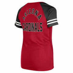 Arizona Cardinals Women's Lace-Up Raglan T-Shirt | NFL Hot