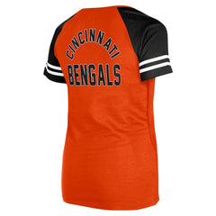 Cincinnati Bengals Women's Lace-Up Raglan T-Shirt | NFL Sale