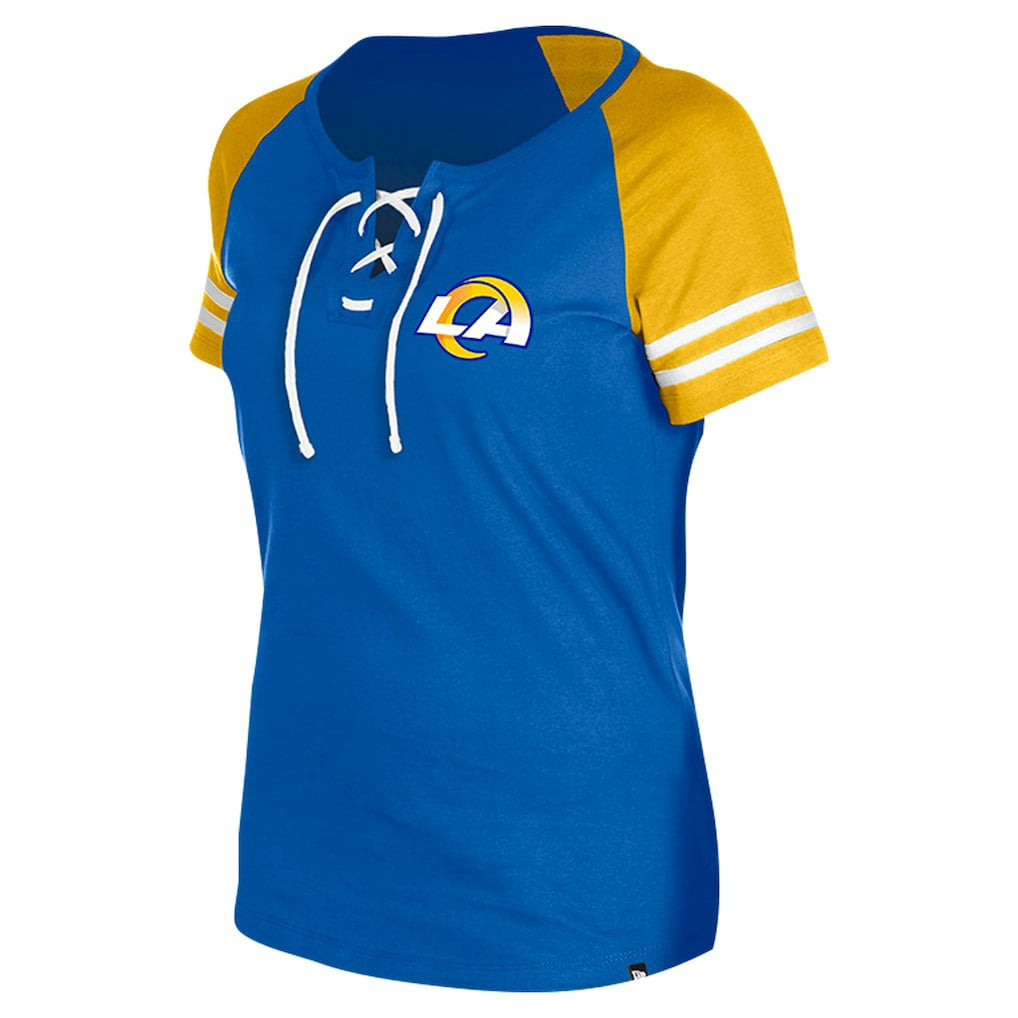 Los Angeles Rams Women's Lace-Up Raglan T-Shirt | NFL US
