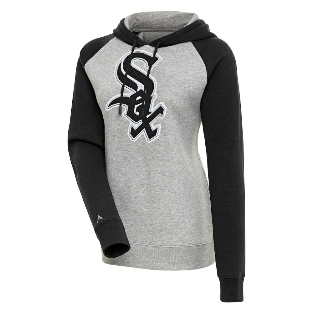 Chicago White Sox Antigua Women's Victory Raglan Sleeve Pullover Hoodie - MLB Hoodies