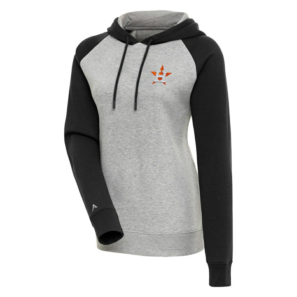 Houston Astros Antigua Women's Victory Raglan Sleeve Pullover Hoodie - MLB Hoodies