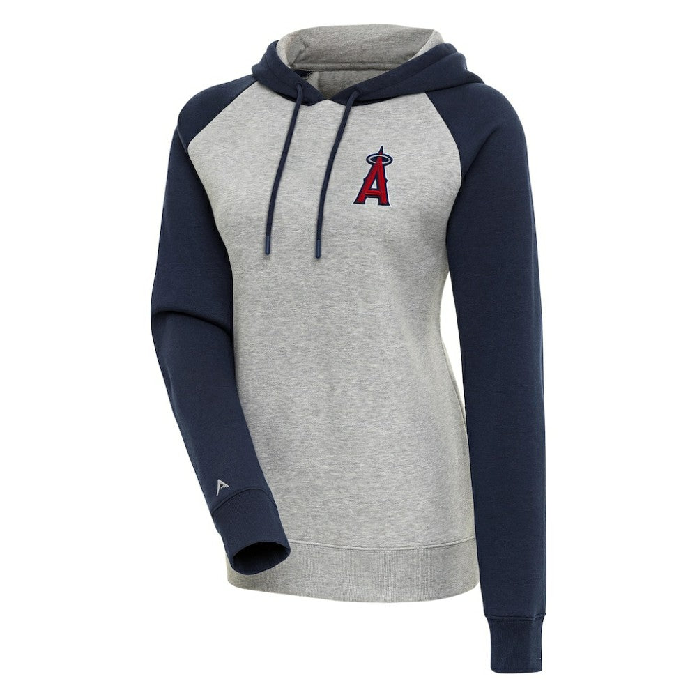 Los Angeles Angels Antigua Women's Victory Raglan Sleeve Pullover Hoodie - MLB Hoodies