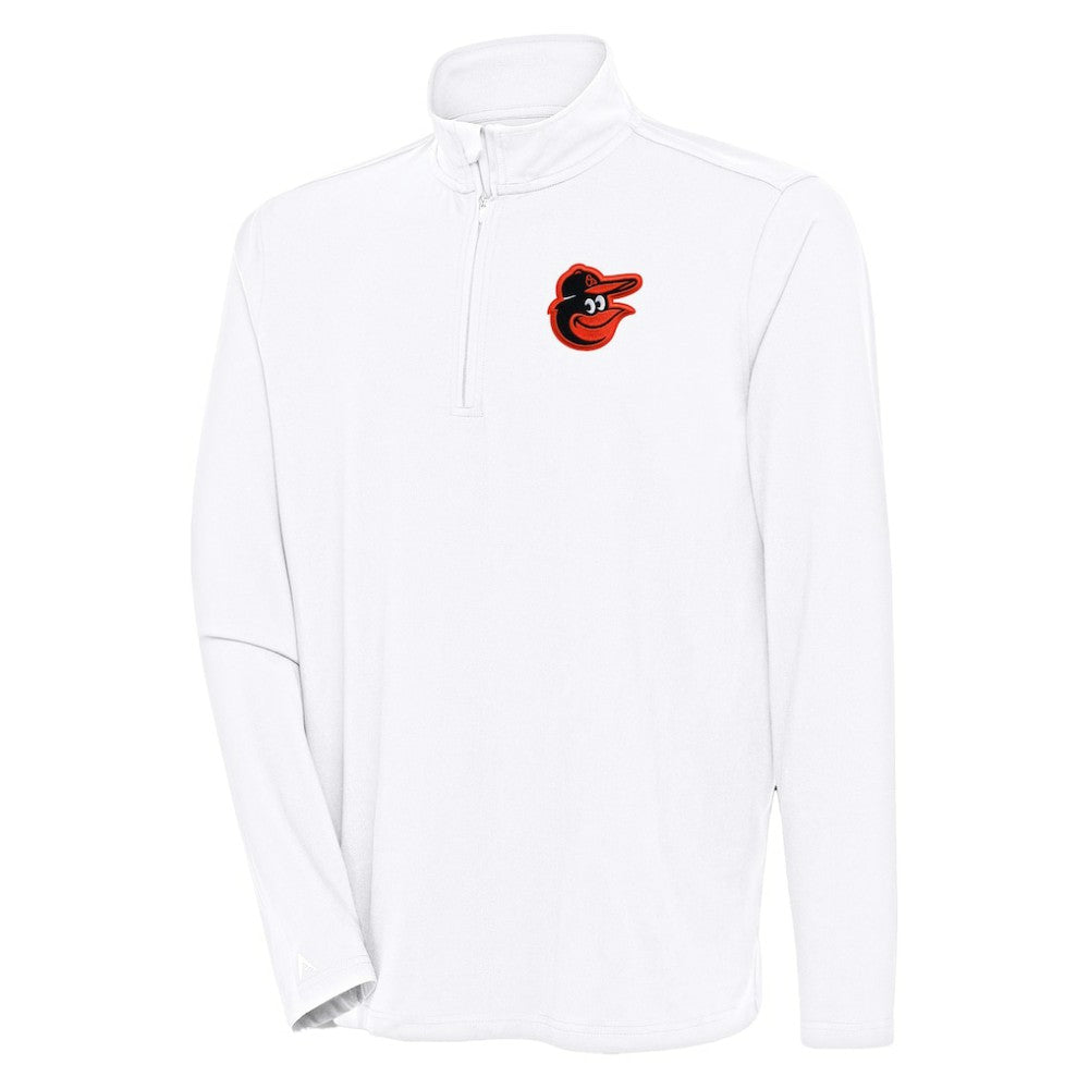 Baltimore Orioles Antigua Hunk Quarter-Zip Pullover Top - MLB Pullover