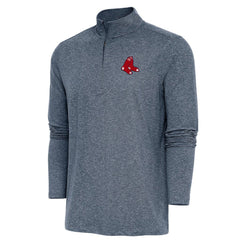 Boston Red Sox Antigua Hunk Quarter-Zip Pullover Top - MLB Pullover
