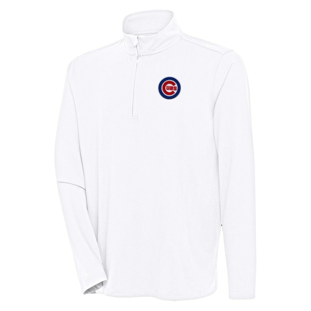 Chicago Cubs Antigua Hunk Quarter-Zip Pullover Top - MLB Pullover