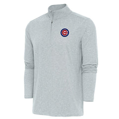 Chicago Cubs Antigua Hunk Quarter-Zip Pullover Top - MLB Pullover