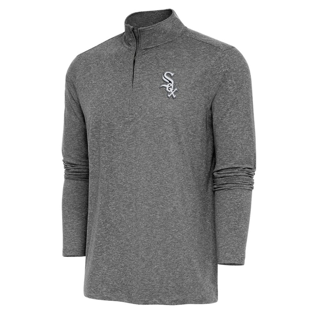 Chicago White Sox Antigua Hunk Quarter-Zip Pullover Top - MLB Pullover