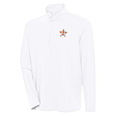 Houston Astros Antigua Hunk Quarter-Zip Pullover Top - MLB Pullover