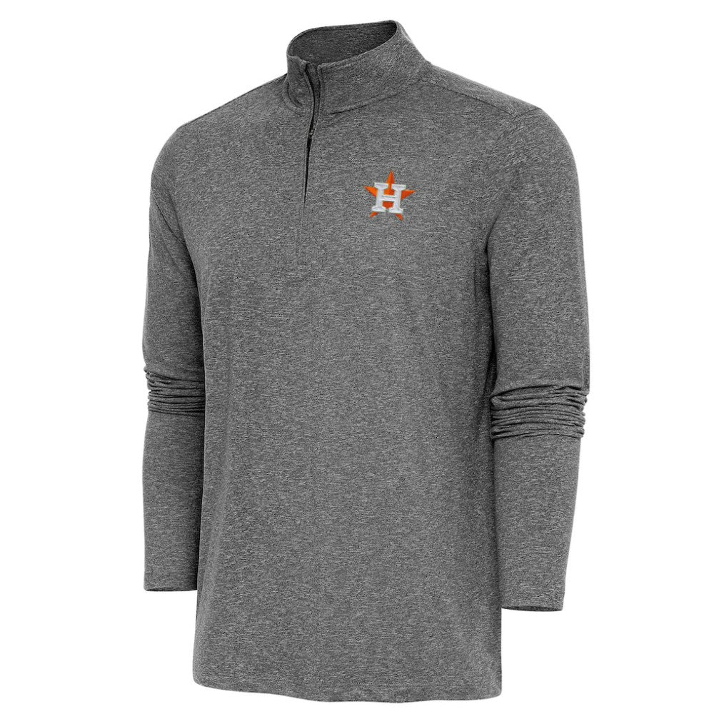 Houston Astros Antigua Hunk Quarter-Zip Pullover Top - MLB Pullover