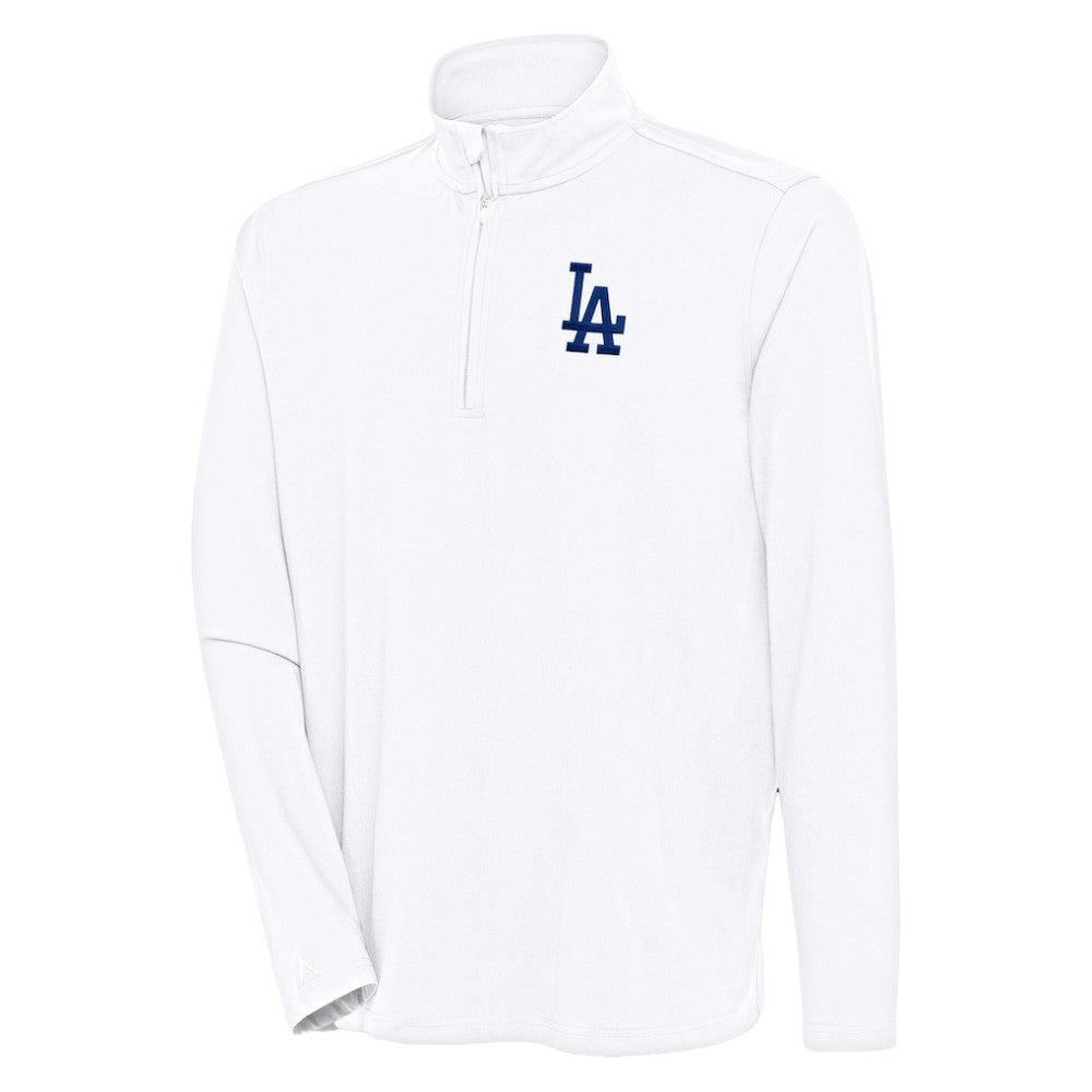 Los Angeles Dodgers Antigua Hunk Quarter-Zip Pullover Top - MLB Pullover